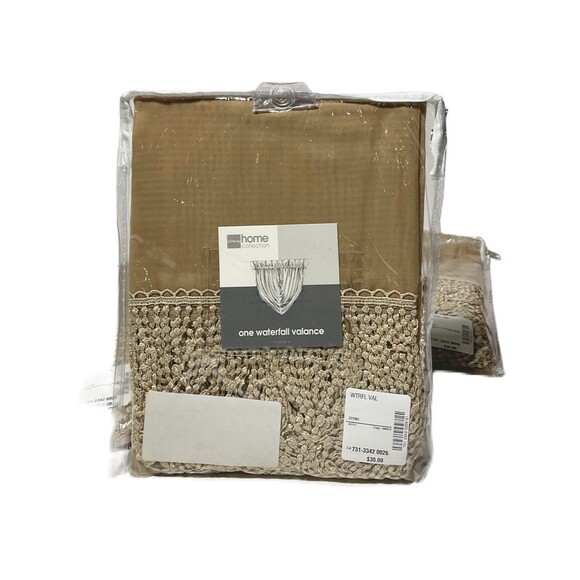 JC Penney-Home Collection-Waterfall Valance “Chicago” ($25 Each ) - Picture 1 of 6